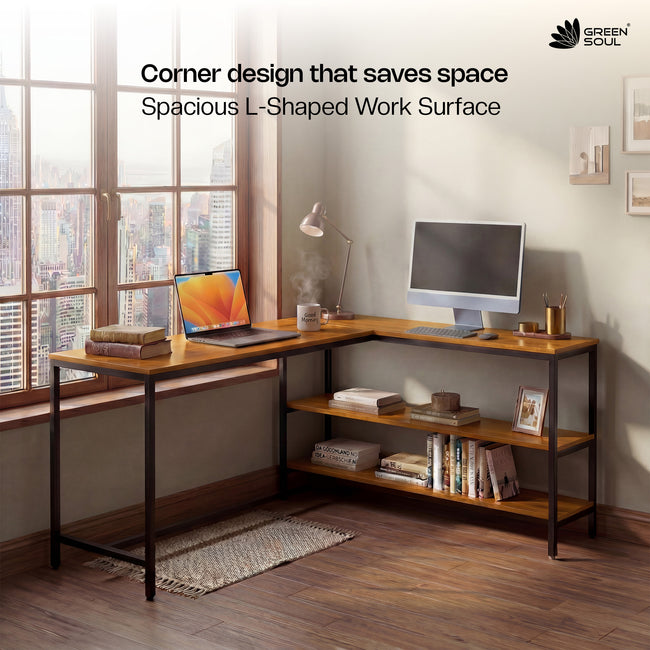 Green Soul Thrive Metal Base Office Study Table