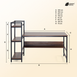 Green Soul Harmony Computer Table for Home pc| Office Table for Home