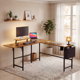 Green Soul Summit L-Shaped Computer Table for Home