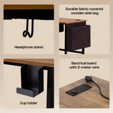Green Soul Summit L-Shaped Computer Table for Home