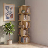 Green Soul BookNest Engineered Wood Rotating Book Shelf