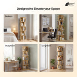 Green Soul BookNest Engineered Wood Rotating Book Shelf