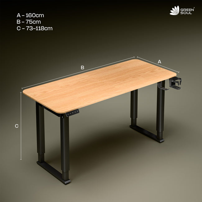 Green Soul Alex Height Adjustable Table