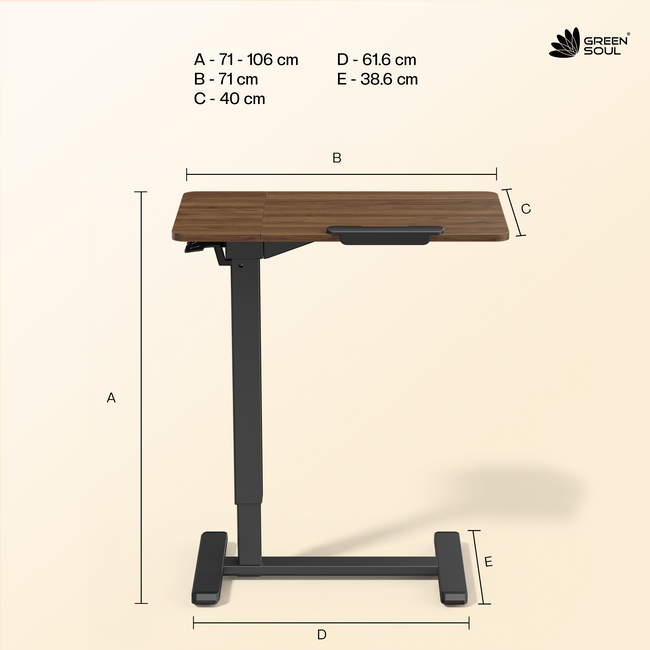 Green Soul Axis Ergonomic Height Adjustable Table