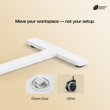 Green Soul Axis Ergonomic Height Adjustable Table