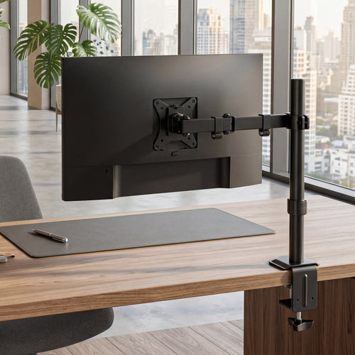 Green Soul Single Monitor Height Adjustable Stand Fits 13-32" Screen 9Kg Weight Capacity