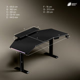 Green Soul ARC Gaming Height Adjustable Table