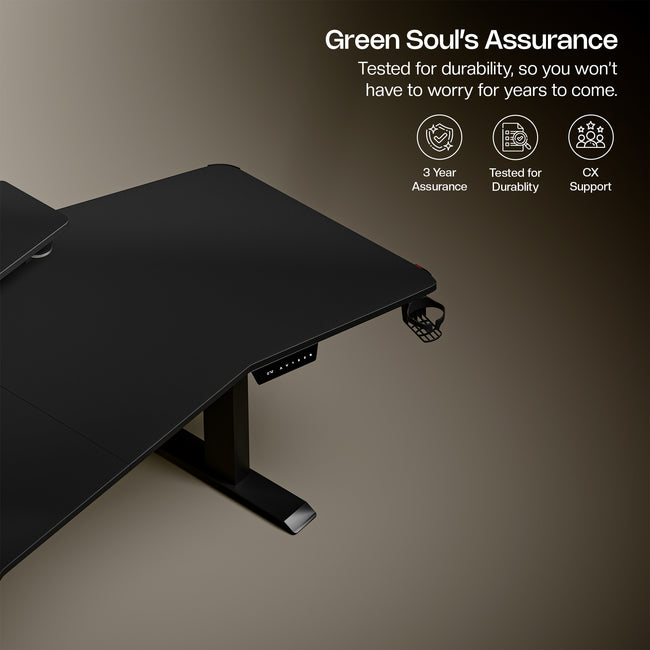 Green Soul ARC Gaming Height Adjustable Table