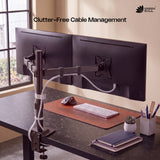Green Soul Dual Monitor Height Adjustable Stand Fits 13-32" Screen 9Kg Weight Capacity