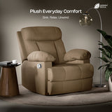Green Soul  Cloud Single Seater Manual Recliner Sofa
