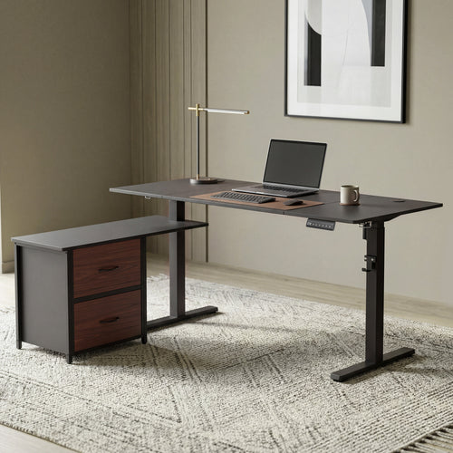 Green Soul Magnum L-Shape Electric Height Adjustable Table
