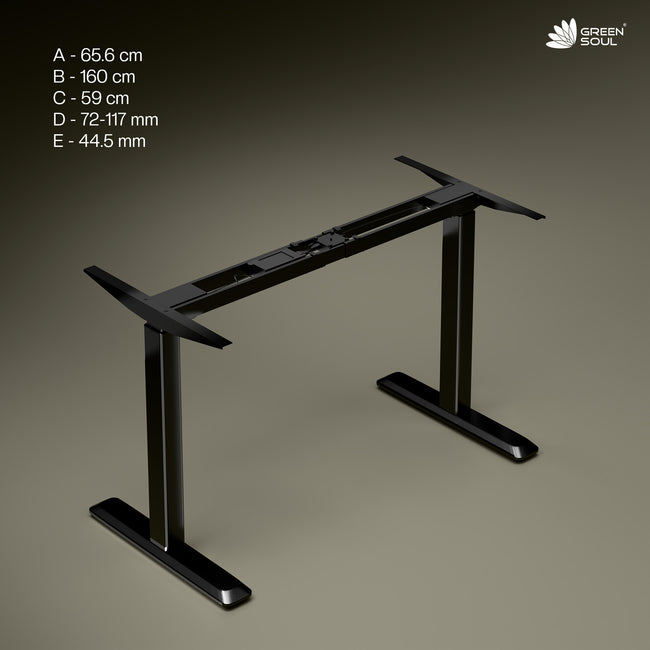 Green Soul Prime Electric Dual Motor Height Adjustable Table (Frame Only)