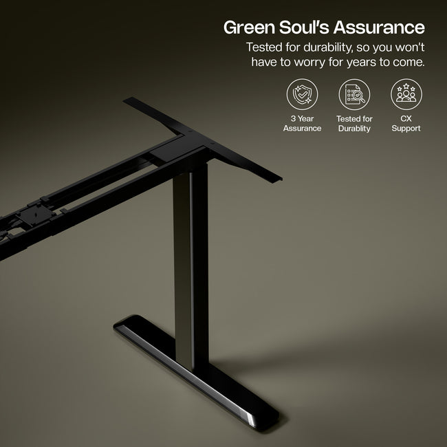 Green Soul Prime Electric Dual Motor Height Adjustable Table (Frame Only)