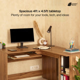 Green Soul Brixton L-Shape Study table