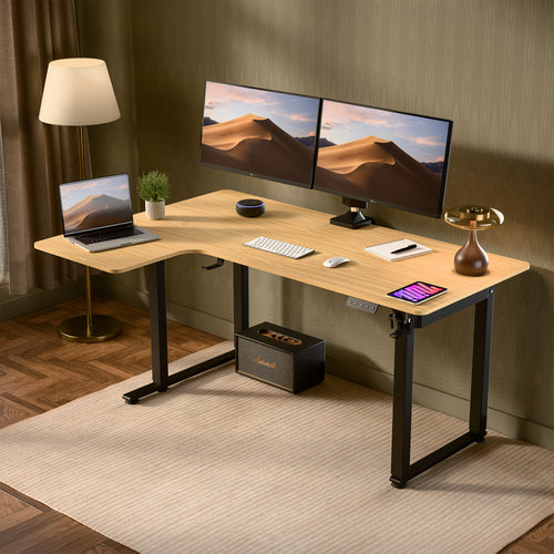 Green Soul Alex L Shape Electric Height Adjustable Table