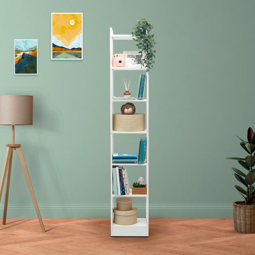 Alba Book Shelf Cabinet Green Soul Ergonomics Frosty White  