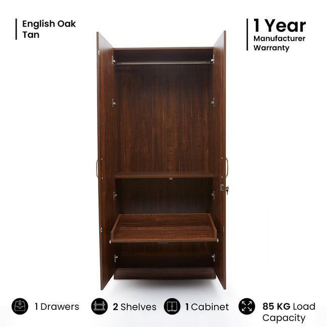 Arthur 2-Door Wardrobe furniture Green Soul Ergonomics   