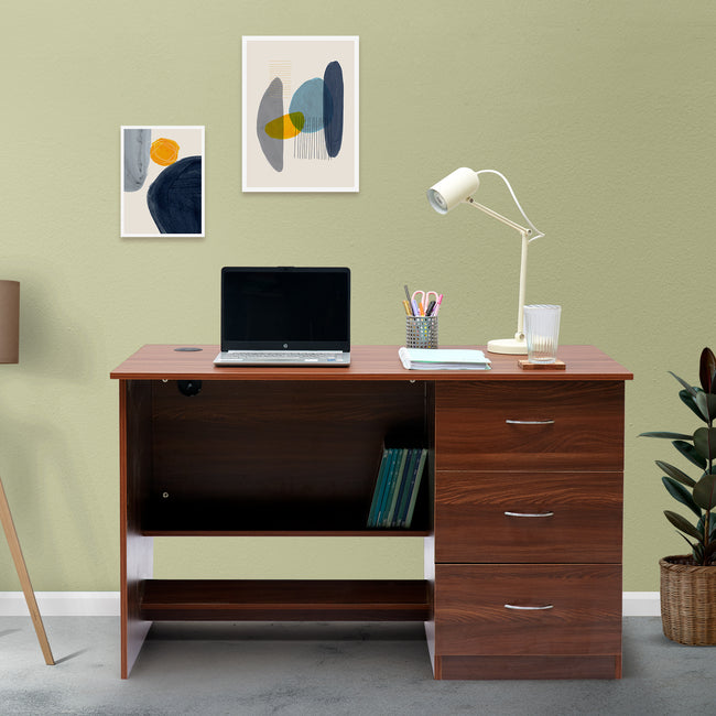 Nexus Study Table Study Tables Green Soul Ergonomics Walnut  