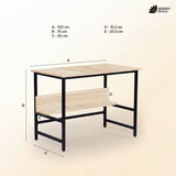 Green Soul Origin Metal Base Office Study Table