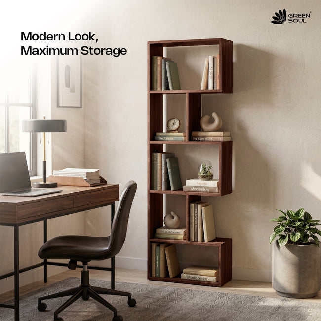 Green Soul Avenor Engineered Wood Book Shelf