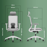 Green Soul Renewed Cosmos Green High Back Premium Office Chair Renewed Green Soul Ergonomics   