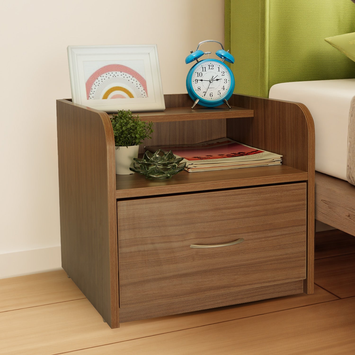 Renewed Tansu Bedside Table Study Tables Green Soul Ergonomics Default Title  