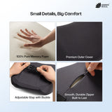 Green Soul ErgoCore Car Neck Rest Pillow (2.5 Inch) Memory Foam