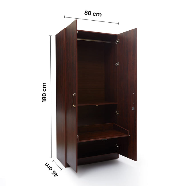 Arthur 2-Door Wardrobe furniture Green Soul Ergonomics   