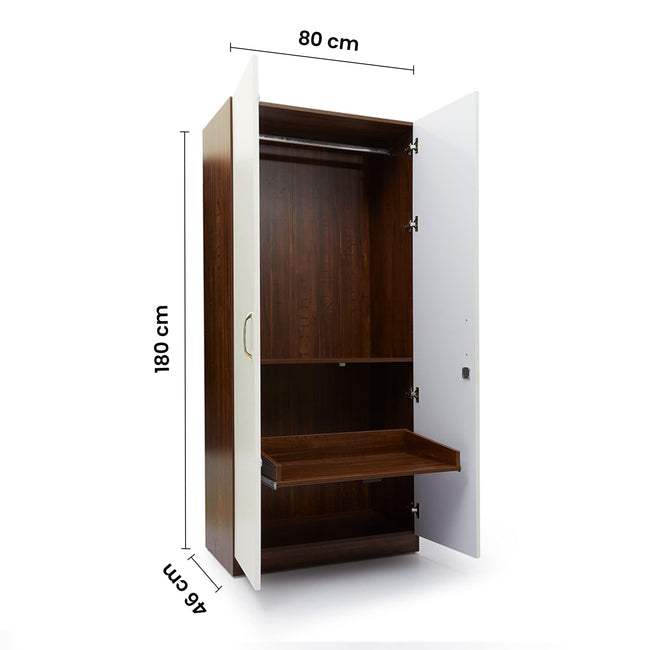 Arthur 2-Door Wardrobe furniture Green Soul Ergonomics   