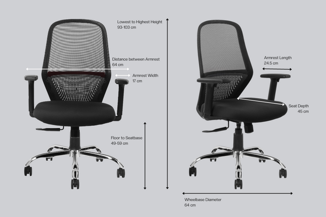 Green Soul Eva Mid Back Mesh Premium Office Chair Efficient Chairs Green Soul Ergonomics   
