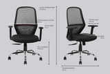 Green Soul Eva Mid Back Mesh Premium Office Chair Efficient Chairs Green Soul Ergonomics   
