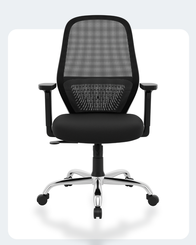 Green Soul Eva Mid Back Mesh Premium Office Chair Efficient Chairs Green Soul Ergonomics Black Grey  