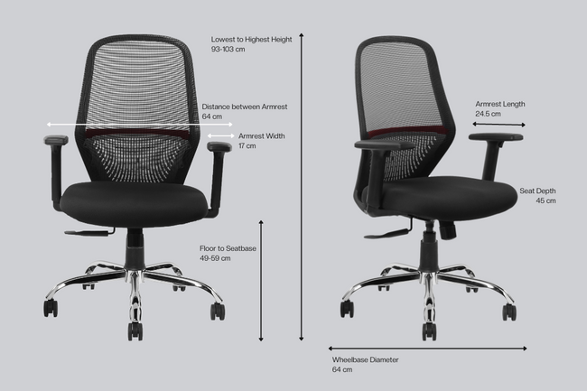 Green Soul Eva Mid Back Mesh Premium Office Chair Efficient Chairs Green Soul Ergonomics   