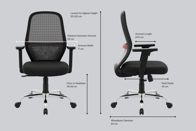 Green Soul Eva Mid Back Mesh Premium Office Chair Efficient Chairs Green Soul Ergonomics   