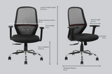 Green Soul Eva Mid Back Mesh Premium Office Chair Efficient Chairs Green Soul Ergonomics   