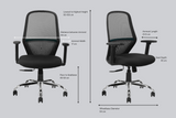 Green Soul Eva Mid Back Mesh Premium Office Chair Efficient Chairs Green Soul Ergonomics   