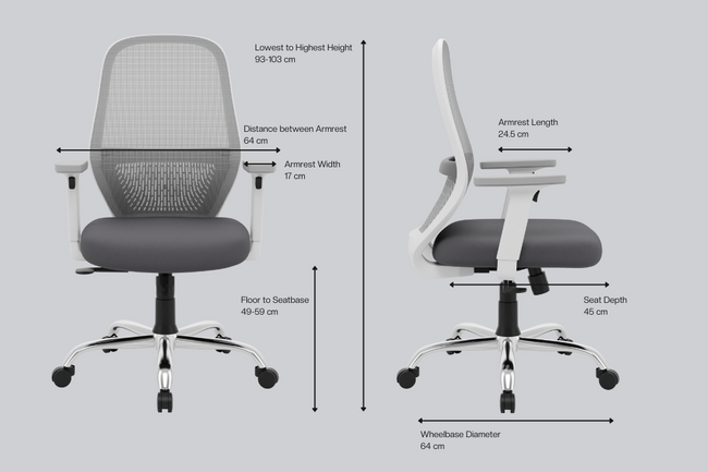 Green Soul Eva Mid Back Mesh Premium Office Chair Efficient Chairs Green Soul Ergonomics   