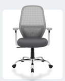 Green Soul Eva Mid Back Mesh Premium Office Chair Efficient Chairs Green Soul Ergonomics White Grey  