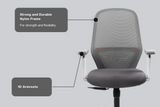 Green Soul Eva Mid Back Mesh Premium Office Chair Efficient Chairs Green Soul Ergonomics   