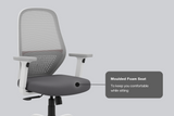 Green Soul Eva Mid Back Mesh Premium Office Chair Efficient Chairs Green Soul Ergonomics   