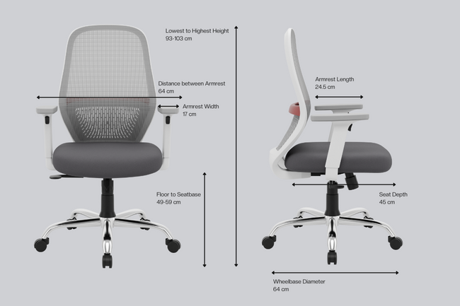 Green Soul Eva Mid Back Mesh Premium Office Chair Efficient Chairs Green Soul Ergonomics   