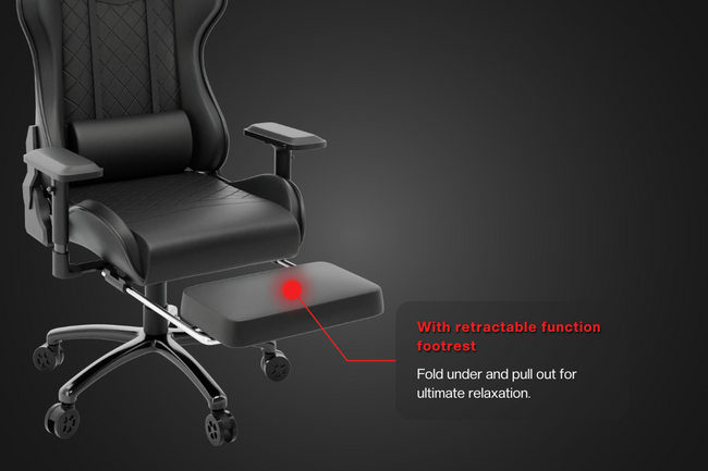 Green Soul Ghost Gaming Chair With Integrated Footrest Gaming Chair Green Soul Ergonomics   