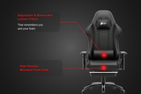Green Soul Ghost Gaming Chair With Integrated Footrest Gaming Chair Green Soul Ergonomics   