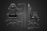 Green Soul Ghost Gaming Chair With Integrated Footrest