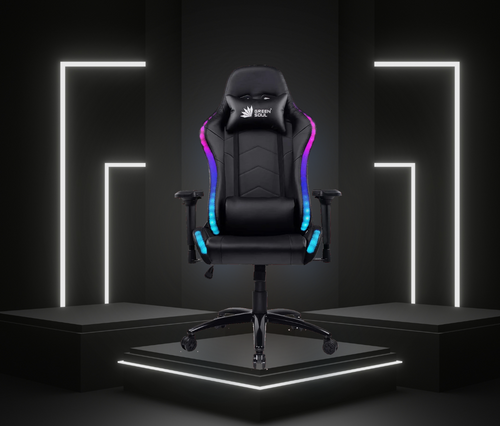 Green Soul Thunder Gaming Chair with LED RGB Lights  Green Soul Ergonomics   