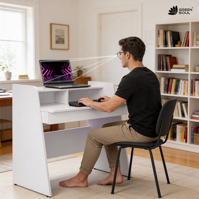 Green Soul Ripple Study Table for Home & Office (3ft Wide) IS 3087 Certified