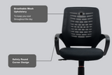 Green Soul Nova Mid Back Basic Chair Basics Green Soul Ergonomics   