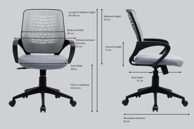 Green Soul Nova Mid Back Basic Chair Basics Green Soul Ergonomics   