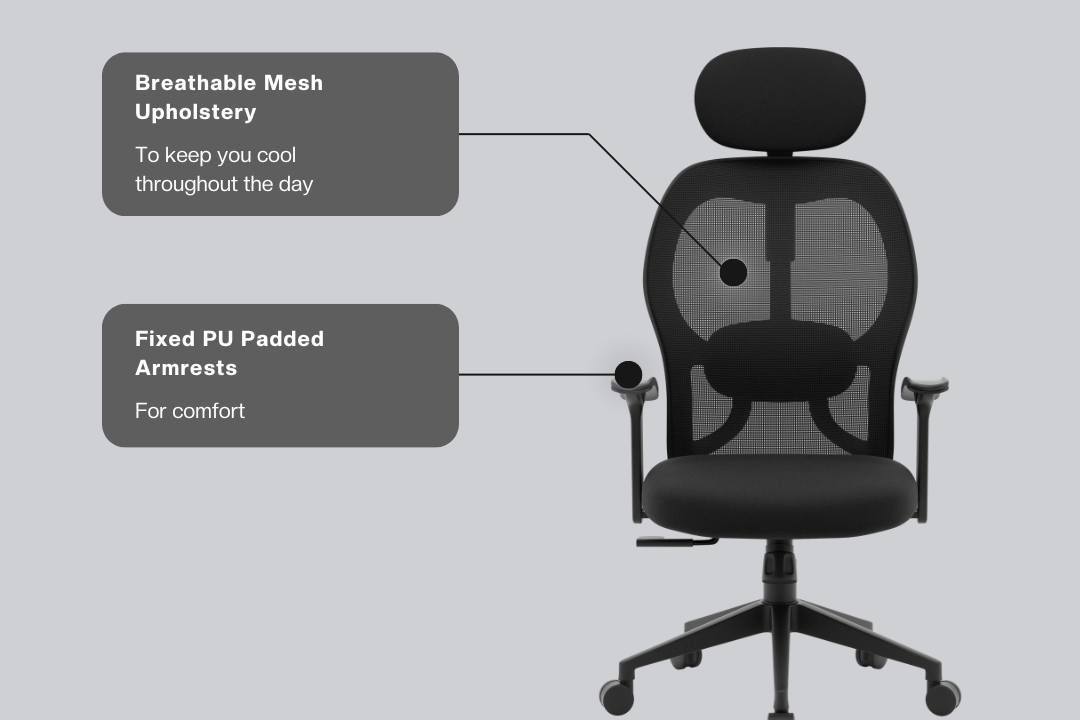 Green soul york high back mesh office online chair