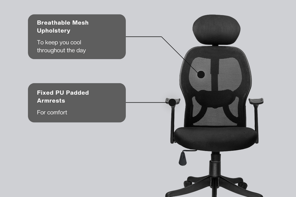 Buy New York High Back Mesh Office Chair Online GreenSoul